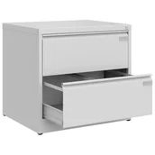 Meble i wyposażenie gabinetów medycznych - Szafka kartotekowa z szufladami na dwa rzędy teczek SZK 102 LX - miniaturka - grafika 1