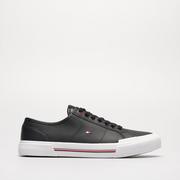 Buty sportowe męskie - TOMMY HILFIGER CORE CORPORATE VULC LEATHER - Tommy Hilfiger - miniaturka - grafika 1