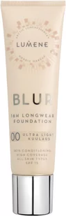 Lumene Blur 16H Longwear Foundation 00 Ultra Light SPF 15 podkład wygładzający 30ml - Podkłady do twarzy - miniaturka - grafika 1