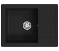 Zlewozmywaki - Elior Granitowy czarny kuchenny zlew G1-C77 - miniaturka - grafika 1