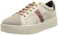 Sneakersy damskie - Geox Damskie sneakersy D Skyely, Off White Dk Rose, 42 EU - miniaturka - grafika 1