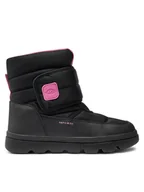 Buty dla dziewczynek - Geox Śniegowce Willaboom J46HWC 0FU54 C0922 D Czarny - miniaturka - grafika 1