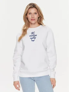 Guess Bluza Destiny W4RQ10 K9Z21 Biały Regular Fit - Bluzy damskie - miniaturka - grafika 1