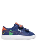 Buty dla chłopców - Puma Sneakersy Puma Smash 3.0 Dino V Inf 405637 02 Granatowy - miniaturka - grafika 1