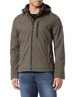 Koszulki męskie - camel active Bluzka męska, Ciemny brąz, 25 - miniaturka - grafika 1