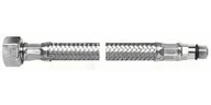 Węże elastyczne - Valvex Wężyk do baterii w oplocie ze stali nierdzewnej z krótką końcówką VIPER PLUS 3/8" M10x1 L 60 - miniaturka - grafika 1