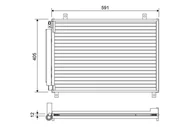 Chłodnice - Chłodnica klimatyzacji VALEO 822656 95310-68P10 SUZUKI - miniaturka - grafika 1