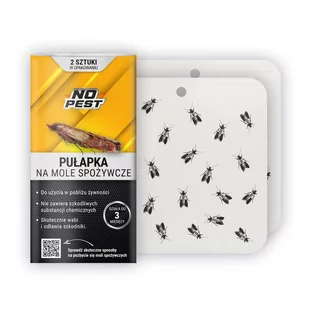 Pułapka No Pest Na Mole Spożywcze 2 Szt Lep Środek Sposób Pułapka Lepowa Na Mole Spożywcze Kuchenne Lep Przeciw Molom - Zwalczanie i odstraszanie szkodników Pułapka No Pest Na Mole Spożywcze 2 Szt Lep Środek Sposób Pułapka Lepowa Na Mole Spożywcze Kuchenne Lep Przeciw Molom - Zwalczanie i odstraszanie szkodników - miniaturka - grafika 1