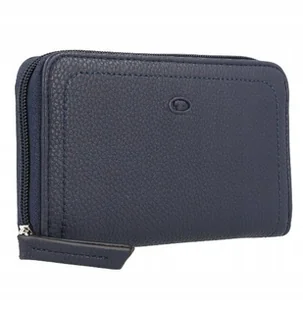 TOM TAILOR DAMSKI PORTFEL GRANATOWY LOGO MXG - Portfele - miniaturka - grafika 1