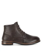 Botki męskie - Lanetti Trzewiki MYL8518-1 Brązowy - miniaturka - grafika 1