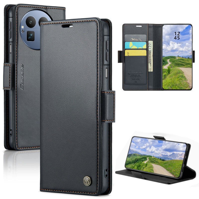 Etui do Realme GT 8 Pro 5G PORTFELOWE SKÓRZANE Z BLOKOWANIEM RFID