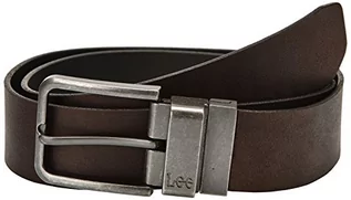 Paski - Lee Reversible Belt czarny pasek, męski, czarny, XXL - grafika 1