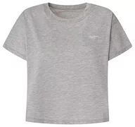 Koszulki i topy damskie - Pepe Jeans Koszulka damska Wimani, Szary (szary Marl), XS - miniaturka - grafika 1