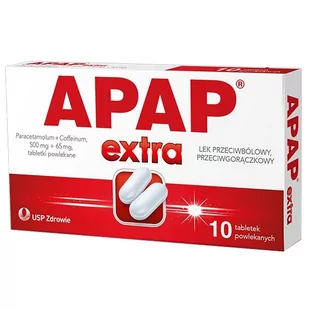 APAP Extra x10 tabletek - Przeziębienie i grypa - miniaturka - grafika 1