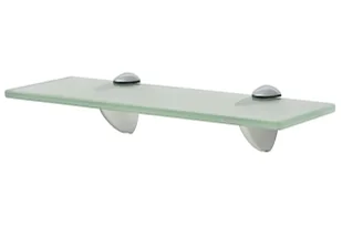 Mleczna podwieszana półka szklana 30x10 F2-W25 - Półki łazienkowe - miniaturka - grafika 1