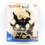 Samochody i pojazdy dla dzieci - HOT WHEELS Premium DC Comics '09 Custom Ford Transit Connect HCN84 - miniaturka - grafika 1