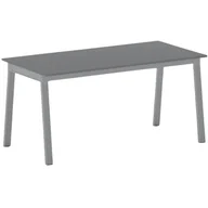 Stoły warsztatowe - B2B Partner Stół PRIMO BASIC z szarosrebrnym stelażem, 1600 x 800 x 750 mm, grafitowy 499056 - miniaturka - grafika 1