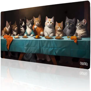 PODKŁADKA POD MYSZ MYSZKĘ Ostatnie Jedzonko 100x50 TILT Wodoodporna XL - Podkładki pod mysz - miniaturka - grafika 1