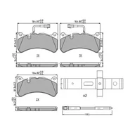 Klocki hamulcowe - Klocki hamulcowe - komplet FERODO FDB4846 - miniaturka - grafika 1
