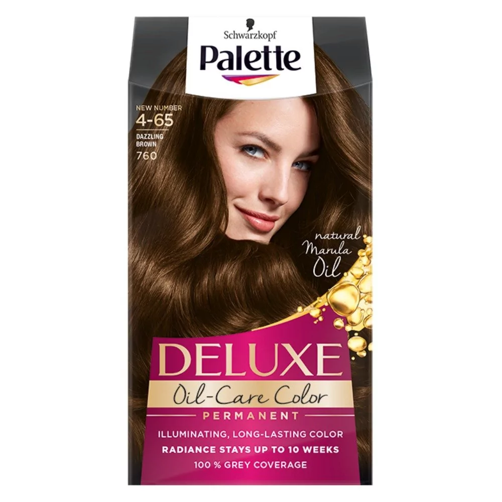 Schwarzkopf Palette Deluxe 760 Złota Mokka Olśniewający Brąz