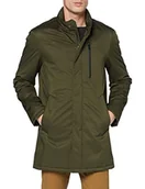 Płaszcze męskie - bugatti płaszcz przeciwdeszczowy męski, oliwkowy, 48 - miniaturka - grafika 1