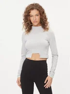 Bluzki damskie - Reebok Bluzka Classics Trend IL4673 Szary Regular Fit - miniaturka - grafika 1
