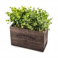 Sztuczne kwiaty - Sztuczny Kwiat W Ozdobnej Doniczce 28cm - miniaturka - grafika 1