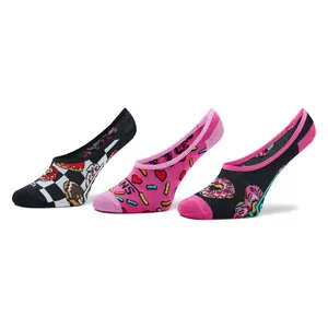 Zestaw 3 par stopek dziecięcych Vans Love Canoodle VN0007AUBRK1 Cyclamen/Black - Skarpetki dla dzieci - miniaturka - grafika 1