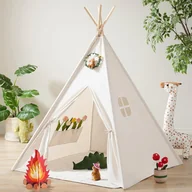 Namioty i tipi dla dzieci - Przenośny Namiot Tipi Dla Dzieci Z Oświetleniem I Zestawem Do Zabawy - miniaturka - grafika 1