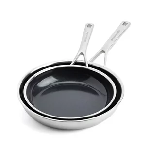 KitchenAid patelnie 3-warstwowe stalowe z powłoką 24 cm, 28 cm - Patelnie - miniaturka - grafika 1