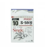 Inne akcesoria dla wędkarzy - Haczyki do czeburaszk S-59/10 czarny Nsb 10 szt - miniaturka - grafika 1