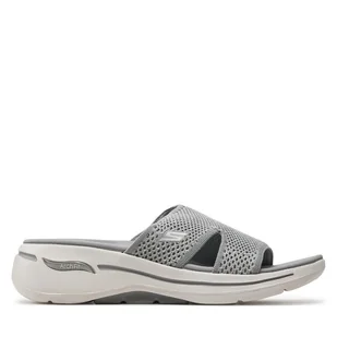 Klapki Skechers Go Walk Arch Fit Sandal-Joyful 140274/GRY Gray - Klapki i japonki damskie - miniaturka - grafika 1