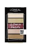 Cienie do powiek - Loreal Paris Paris La Petite Palette paleta cieni do powiek odcień Nudist 5 x 0,8 g - miniaturka - grafika 1