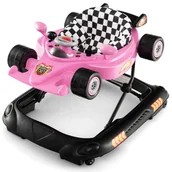 Chodziki - Interaktywny Chodzik 4 w 1 Jeździk Krzesełko do karmienia - miniaturka - grafika 1