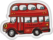 Kołdry i poduszki dla dzieci - Poduszka dekoracyjna Autobus KSZ191034 30 x 44 cm - miniaturka - grafika 1