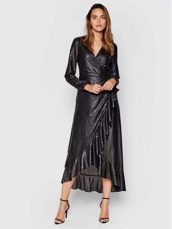 Guess Sukienka koktajlowa New Baja W1YK1A WE140 Czarny Regular Fit - Ceny i  opinie na 