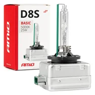 Żarówki samochodowe - Żarówka ksenonowa, żarnik xenon d8s 35w 5000k amio basic - miniaturka - grafika 1