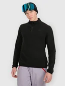 Pozostała odzież narciarska - Bielizna termiczna polarowa (góra) męska 4F 4FRAW25UFLEM082-20S Czarny L - miniaturka - grafika 1