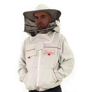 Bluza pszczelarska rozpinana z kapeluszem roz XL - Akcesoria do hodowli zwierząt - miniaturka - grafika 1