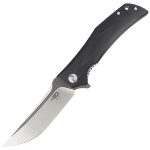 Nóż składany Bestech Scimitar Black G10, Gray / Satin D2 (BG05A-2) - Noże - miniaturka - grafika 1