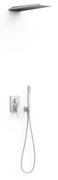 Zestawy prysznicowe - Zestaw podtynkowy TRES Slim Biel Matowa 20228005BM - miniaturka - grafika 1