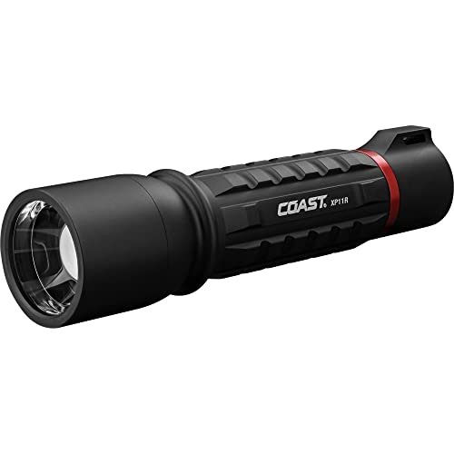 Coast XP11R 2100 lumenów USB-C ładowalna latarka LED z ostrością slajdów i optyką skupiającą się na czystej wiązce, 4 tryby świecenia