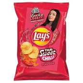 Chipsy - Lay's Chipsy ziemniaczane o smaku słodkiego tajskiego sosu chili 130 g - miniaturka - grafika 1