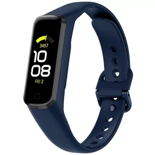 Sportowy pasek gumowy soft Alogy strap do Samsung Galaxy Fit 2 SM-R220 Sky Blue - Akcesoria do smartwatchy - miniaturka - grafika 2