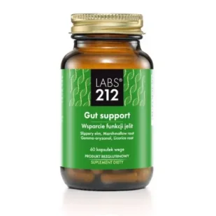Labs212 Gut Support - Wsparcie jelit Suplement diety 60 kaps. - Układ pokarmowy - miniaturka - grafika 1