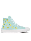 Buty dla dziewczynek - Converse Trampki Chuck Taylor All Star Citrus A16555C Niebieski - miniaturka - grafika 1