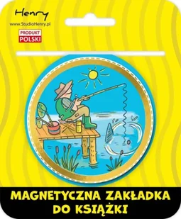 Zakładka magnetyczna kulka 2 ryby - Henry - Zakładki do książek - miniaturka - grafika 1