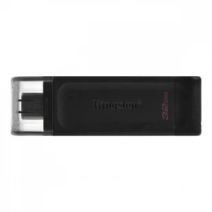 Kingston DataTraveler 70 32GB, USB-C (DT70/32GB) Czarny - Pendrive - miniaturka - grafika 1