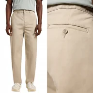 Spodnie męskie - Lee RELAXED CHINO Stone Chetopa Twill LUŹNE BEŻOWE CHINOSY W32 L32 - miniaturka - grafika 1