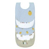 Śliniaki i fartuszki - Lassig Zestaw śliniaków bawełnianych 3 m+ Happy Fruits Lemon 5 szt. - miniaturka - grafika 1